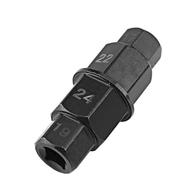 Afbeelding van Motorcycle Spindel Wheel Removal Tool, 1Pc Front 17 19 22 24mm Axle Hex Spindle Driver Tool voor Honda Kawasaki Suzuki