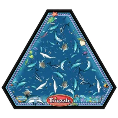 Afbeelding van ThinkFun 76491 Triazzle Delfine, ein Logikpuzzle für Kinder und Erwachsene ab 8 Jahren