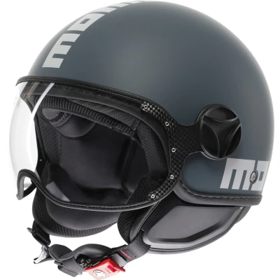 Afbeelding van MOMO FGTR Classic Candy Jet Helm, groen blauw, afmeting M voor man