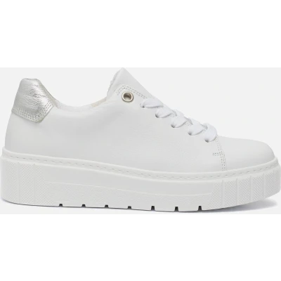 Afbeelding van Gabor Sneakers wit Leer Dames Maat 42