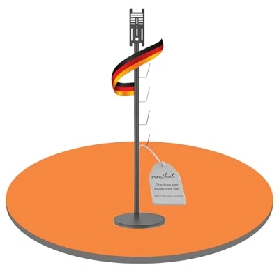 Afbeelding van PureMounts Universele stofzuigerhouder, compatibel met Dyson, Philips, Samsung, Bosch, Miele, Anyson, Xiaomi, vloerstandaard, accessoirestandaard, zwart