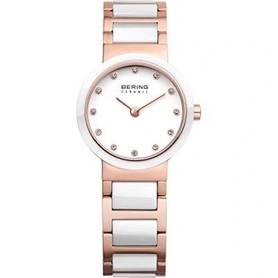 Afbeelding van BERING dameshorloge quartz uurwerk Keramische collectie met roestvrij staal/keramiek en saffierglas 10725 766 polshorloges