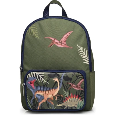 Afbeelding van Caramel &amp; Cie Kleuterrugzak Jurassic Smal Groen