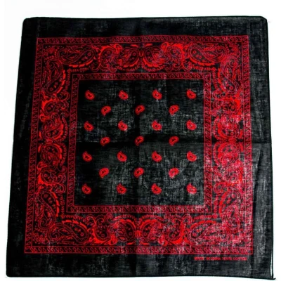 Afbeelding van Zac&#039;s Alter Ego Paisley Bandana Zwart/Rood