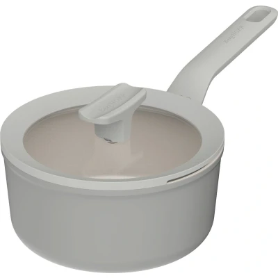 Afbeelding van Steelpan BergHOFF Leo Recycled Balance met Deksel 18 cm Moonmist Gray