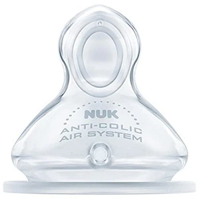 Afbeelding van NUK 10124014 First Choice+ Anti Colic drinkzuiger, siliconen, geschikt voor grenen vorm S thee (0 6 maanden)