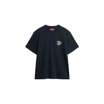Afbeelding van Superdry THE Merchant Store Tshirt print, Heren, Maat: Large, Eclipse navy