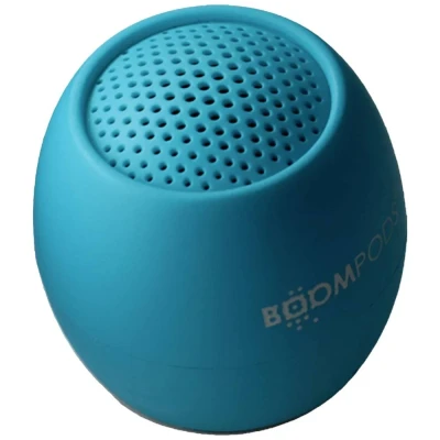 Afbeelding van Boompods Zero Talk Bluetooth luidspreker &#039;s werelds kleinste Alexa ingebouwde waterdichte mini luidsprekers en draadloze microfoon met groot geluid (blauw)
