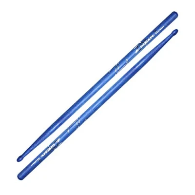 Afbeelding van Zildjian Z5ABU 5A Hickory Drumsticks Houten Tip, Blauw