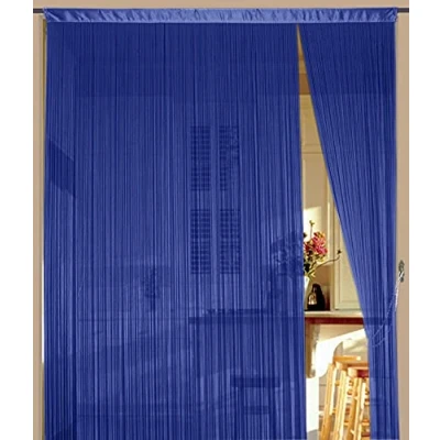 Afbeelding van Kaikoon draadgordijn, gordijn, 90 cm x 240 cm, blauw