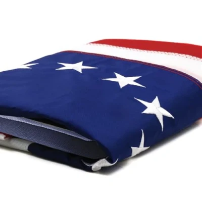 Afbeelding van Anley EverStrong serie Betsy Ross vlag 3x5 voet Heavy Duty nylon geborduurde sterren en genaaide strepen 4 rijen slotstiksels Amerikaanse historische patriottische bannervlaggen met koperen doorvoertules 3 X 5 Ft