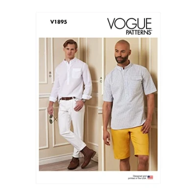 Afbeelding van Vogue Patterns V1895MXX Heren / BOY Sportkleding MXX (40 42 44 46)