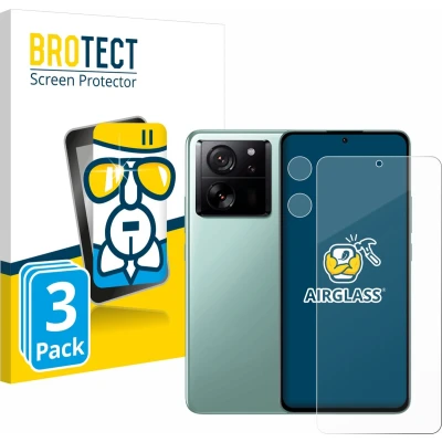 Afbeelding van 3x BROTECT AirGlass Glas Screenprotector voor Xiaomi 13T Pro (Voor+Camera)