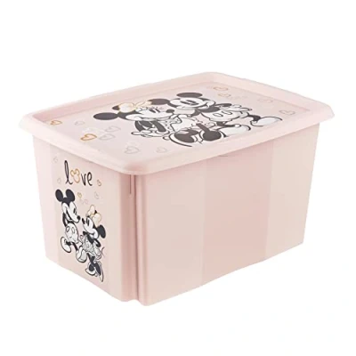 Afbeelding van Keeeper Minnie Mouse Roze 45L Opbergbox 1223958124700