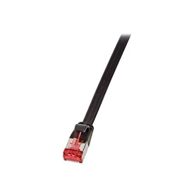Afbeelding van LogiLink CF2083S RJ45 Netwerkkabel, patchkabel CAT 6 U/FTP 7.50 m Zwart Vergulde steekcontacten 1 stuk(s)