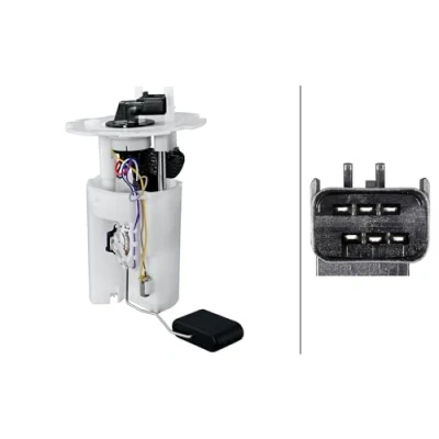 Afbeelding van HELLA 8TF 358 306 541 Brandstoftoevoereenheid Met pakking, brandstoftoevoermodule Electrisch Benzine