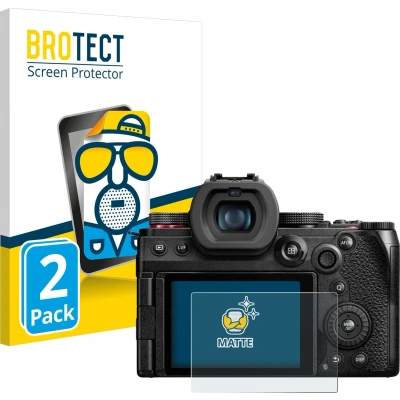 Afbeelding van BROTECT (2 Stuks) Antireflecterende Beschermfolie voor Panasonic Lumix DC G9 II Anti Glare Screen Protector, Mat, Ontspiegelend