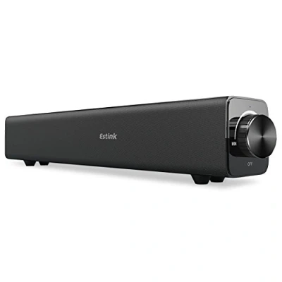 Afbeelding van Soundbar 4.0 20 W draagbare USB luidspreker voor PC notebook laptop smartphone en tv met 3,5 mm AUX poort