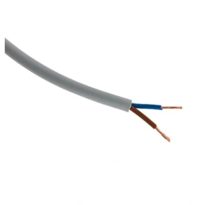 Afbeelding van Zenitech KABEL HO5VVF 2X1,5MM2 GRIJS 10M TROMMEL