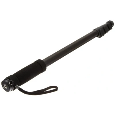 Afbeelding van Amazon Basics Monopod, 54 tot 170 cm, lichtgewicht, draagbaar, uitschuifbaar, voor camera en fotografie, aluminium, telescopisch, zwart
