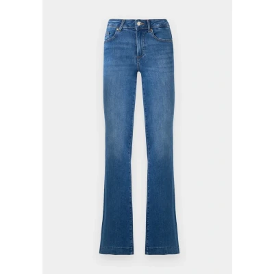 Afbeelding van Only Onlblush Mid Retroflared Dnm Dia550 15341813 Jeans Blauw Dames The Stone