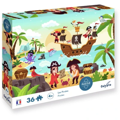 Afbeelding van Puzzel 36 stukjes Piraten Calypto