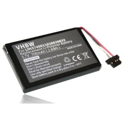 Afbeelding van vhbw Accu compatibel met Navigon VW/Volkswagen 70/71 VW UP GPS Navigation Navi (700mAh, 3,7V, Li Polymeer)