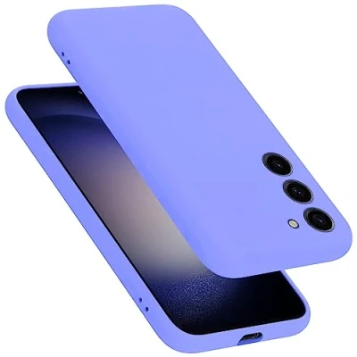 Afbeelding van Cadorabo Hoesje geschikt voor Samsung Galaxy S23 PLUS Case in LIQUID LICHT PAARS Beschermhoes TPU silicone Cover
