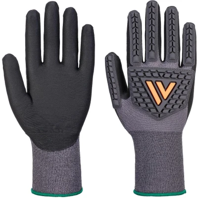 Afbeelding van Portwest Grip 15 Nitril Impact Handschoen Zwart XXL