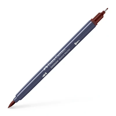 Afbeelding van 5x Sketchmarker Faber Castell Goldfaber 378 mahogany op alcoholbasis