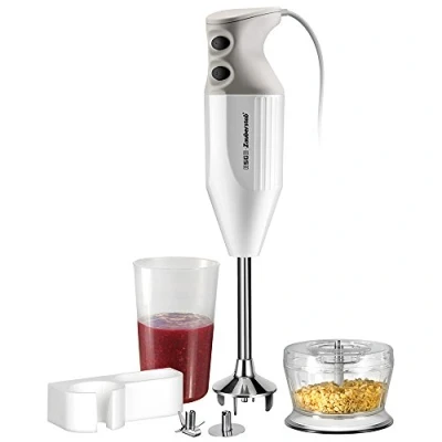 Afbeelding van ESGE Toverstaf M 122 de Luxe, staafmixer wit, met accessoires, tot 14.000 omw/min, 90410