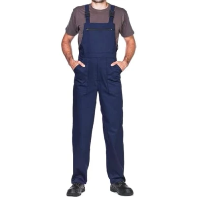 Afbeelding van Werkbroek voor Heren, Tuinbroek Maten S XXXL, Werkoverall Gemaakt in de EU, Blaumann, Werkkleding Kwaliteit, Navy, XXL