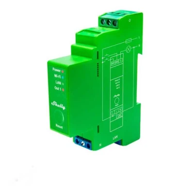 Afbeelding van Shelly Pro Dimmer 1PM DIN railrelais Bluetooth, WiFi