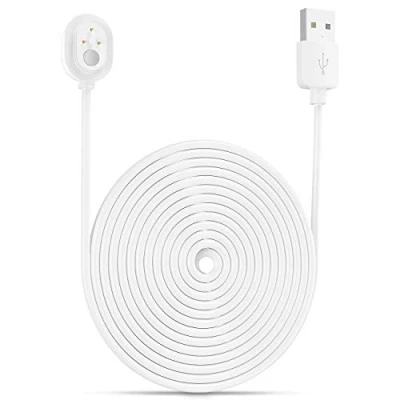 Afbeelding van Oplaadkabel Arlo Ultra/Arlo Pro, 3 magnetische kabel, weerbestendig, BECEMURU compatibel met Ultra&amp;Ultra 2/Arlo__PLACEHOLDER_BRAND_2__ 3/Pro 4 bewakingscamera (wit) (20ft/6 m, 1 verpakking)