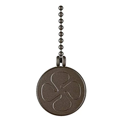Afbeelding van 77083 uitvoering in geolied brons, trekketting met ventilatormedaillon