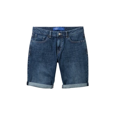 Afbeelding van TOM Tailor Jeansshort, Heren, Maat: 30, Dunkelblau