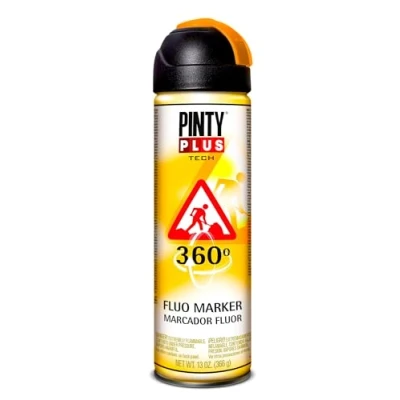 Afbeelding van Sprayverf Pintyplus Tech T143 360º Oranje 500 ml
