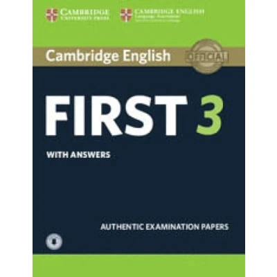 Afbeelding van Cambridge English First 3 Student&#039;s Book with Answers Audio