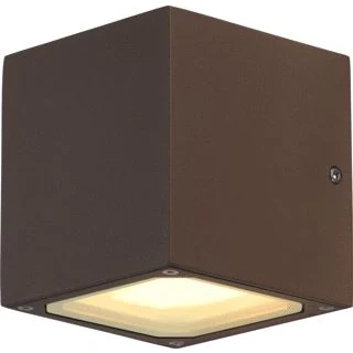 Afbeelding van Slv armatuur sitra cube roestkleurig gx53 max 2x9w ip44 232537