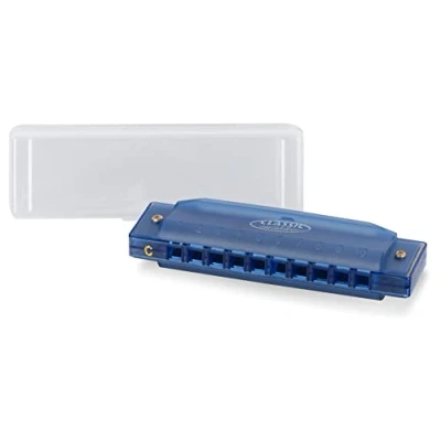 Afbeelding van Classic Cantabile FBH 10 ON FunKids mondharmonica C majeur Kinder mond harmonica diatonisch blues voor kinderen Armonica gaats van kunststof beginners Kleur oranje