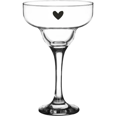 Afbeelding van Clayre &amp; Eef Martiniglas 200 ml Glas Hart Wijnglas Transparant