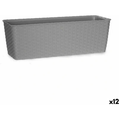 Afbeelding van Plantenbak Stefanplast Grijs Plastic 18 x 16 49 cm (12 Stuks)
