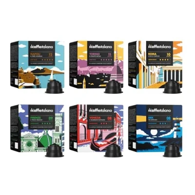 Afbeelding van Nescafé Dolce Gusto capsules compatibel 96 Il Caffè Italiano Kit Tasting Ronde van Italië met diverse intensiteiten