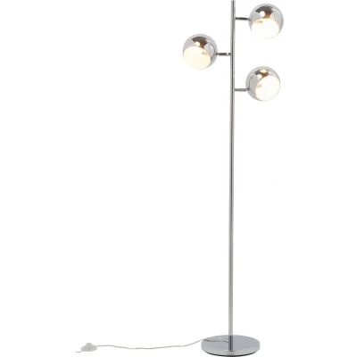 Afbeelding van Kare Design Vloerlamp Calotta 3 Lichts Chroom