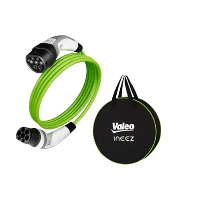 Afbeelding van Valeo Ineez 652102 oplaadkabel voor elektrische of plug in hybride voertuigen met transporttas type 2 op 3,7 kW 5 meter