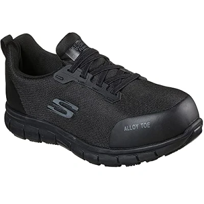 Afbeelding van Skechers Sure Track Jixie Loafer voor dames, Zwart Textiel Synthetisch, 41 EU