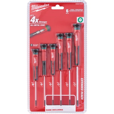 Afbeelding van Milwaukee Accessoires 6pc Torx Precision Schroevendraaier Set 4932471870