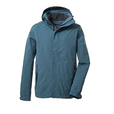 Afbeelding van killtec Heren Functioneel jack/outdoorjack met afritsbare capuchon KOS 87 MN JCKT_XENIOS, steel blue, L, 39147 000