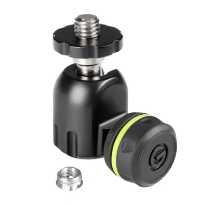 Afbeelding van Gravity Tilt microfoonadapter met kogelgewricht, GMSQT1B, zwart
