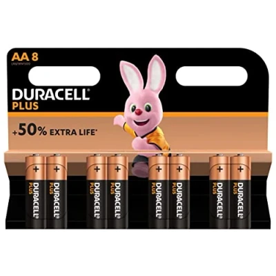 Afbeelding van Duracell Plus Power Type AA alkaline batterijen, 8 pack